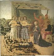 Piero della Francesca nativity oil